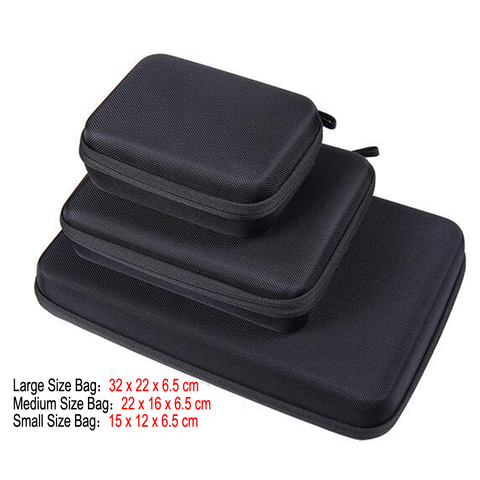 Portable Carry Case Small Medium Large Size Accessory Anti-shock Storage Bag for Go Pro Hero 3/4 SJCAM M20 SJ6 SJ7 SJ8 DV Camera ► Photo 1/6