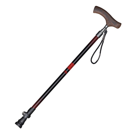 T Handle Aluminum Walking Stick Quick Locking Ultralight Anti-Slip Cane For Elderly 1 Pcs ► Photo 1/5
