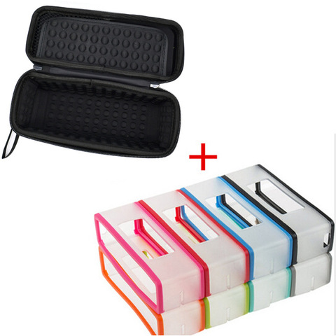 2 in 1 Soft Carry Silicone Case +Hard EVA Travel Storage Case For Bose Soundlink Mini 1/Mini 2 Bluetooth Speaker Charging Cradle ► Photo 1/6