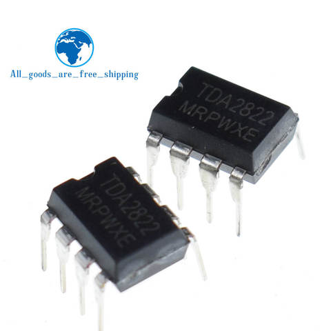 10PCS TDA2822M DIP8 TDA2822 DIP 2822M DIP-8 new and original IC ► Photo 1/1