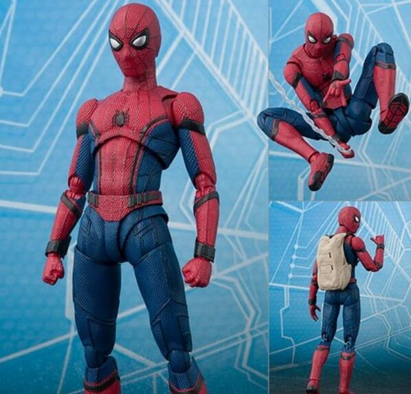 Spiderman Series Spider-Man PVC Action Figure Collectible Model Toy 15cm Cool !! 