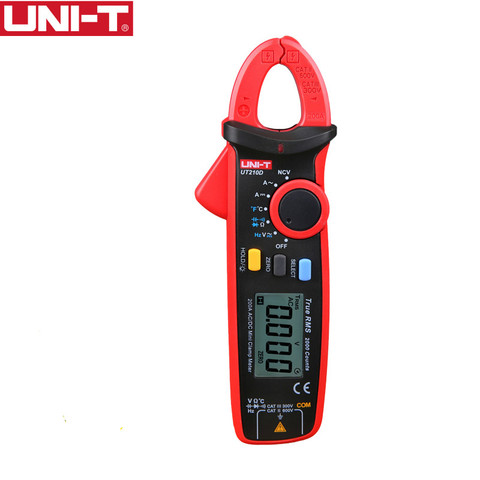 UNI-T UT210D Digital Clamp Meter True RMS Voltage Resistance Capacitance Multimeter Temperature Measure Auto Range Electrical ► Photo 1/6