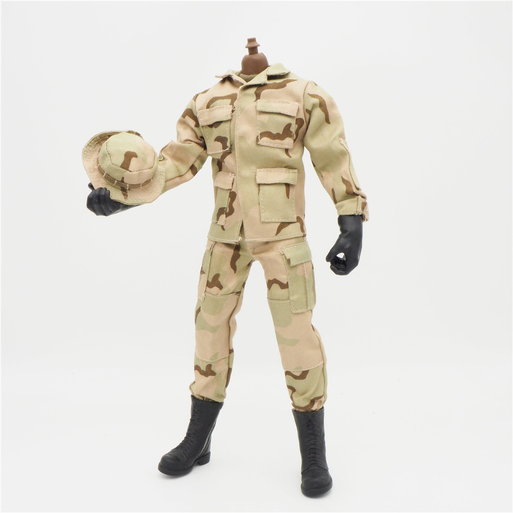 1/6 Soldier 12" Action Figure Doll Military Army Suit Uniform Clothes Set Model 