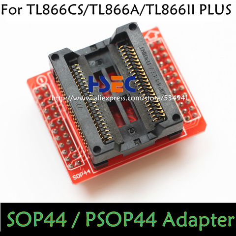 free ship SOP44 to DIP40 adapter for minipro TL886CS TL866A XGecu TL866II PLUS usb eeprom programmer tl866 TSOP48 adapter socket ► Photo 1/6