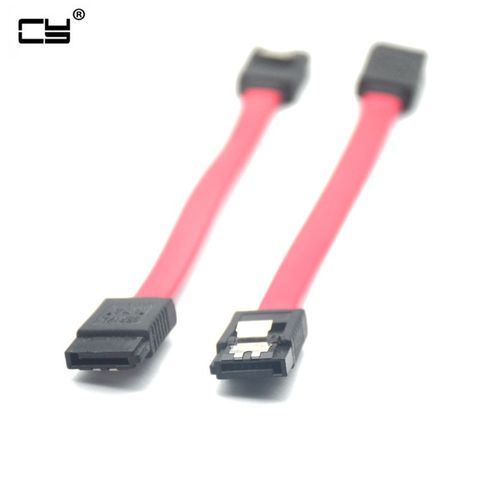 Hots sale 10cm 7Pin 7P SATA Serial ATA Short DATA Cable for HDD SSD Cord line 7pin sata short cable 0.1m ► Photo 1/4