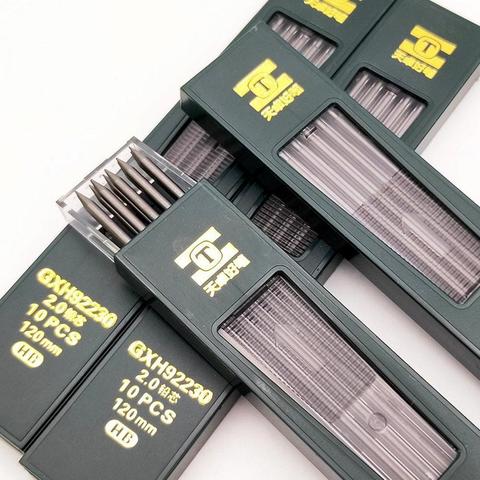 10pcs/box 2mm 2B HB Black 2.0mm Mechanical Pencil Lead Refills Stationery ► Photo 1/6