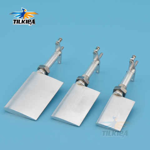 CNC ALuminum Alloy 52/63/74mm Metal Steering Rudder Steering-Wheel Kit Spare Parts for RC Boat ► Photo 1/6