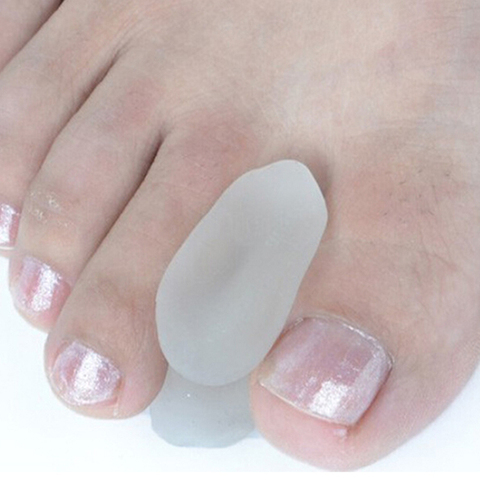 2Pcs Silicone Foot Finger Toe Separator Adjuster Hallux Valgus Pedicure Corrector Feet Care Bunion Bone Thumb Valgus Protector ► Photo 1/4