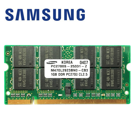 Samsung notebook DDR ddr1 1GB 512M 333MHz pc-2700 pc-2700s 1G
