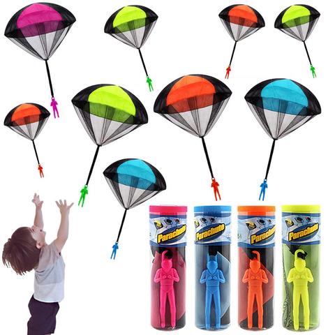 Hand Throwing Mini Soldier Parachute Funny Toy Kid Outdoor Game Play Educational Toys Fly Parachute Sport for Children Toy ► Photo 1/6