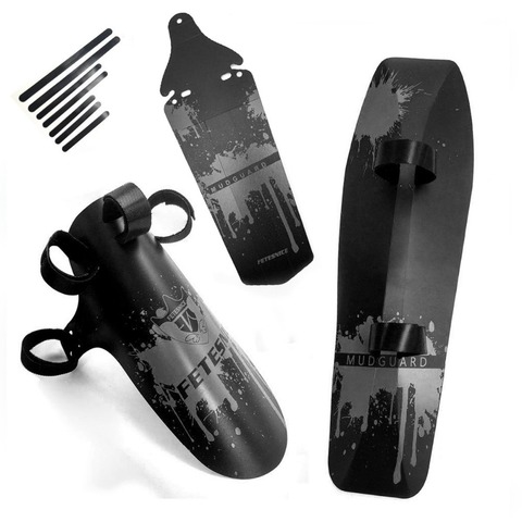 Bicycle Mudguard Set Cycling Accessory Bike Fenders Downtube/Front /Rear mud guard for MTB Road Bike Accessories 3 Pieces ► Photo 1/6