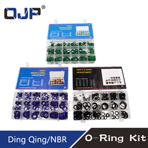 O Ring Waterproof oil and abrasion resistant Rubber Ring Seal NBR Sealing Nitrile Washer Rubber oring set Assortment Kit Set Box ► Photo 1/6