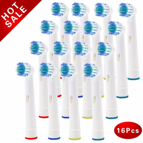 16pcs Replacement Brush Heads For Oral-B Electric Toothbrush Advance Power/Pro Health/Triumph/3D Excel/Vitality Precision Clean ► Photo 1/6