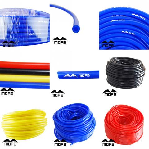 MOFE Universal 1M 3mm/4mm/6mm/8mm Silicone Vacuum Tube Hose Silicon Tubing Blue Black Red Yellow Car Accessories ► Photo 1/3