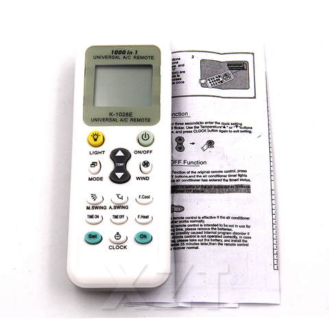 Newest 2017 Hot Universal Low Power Consumption 1028E Air Condition 1028E LCD A/C Muli Air conditioner Remote Control ► Photo 1/4