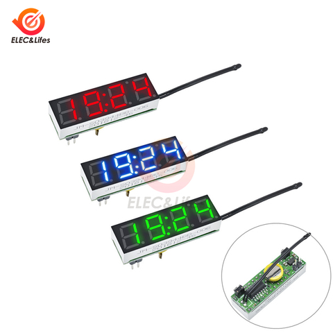 3 In 1 LED DS3231 Digital Voltmeter Clock Temperature Voltage Module DIY Time Thermometer Control Board DC 5V-30V Replace R8025 ► Photo 1/6