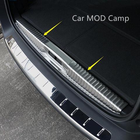 For Peugeot 5008 GT 2017 2022 Stainless Steel Inner Rear Bumper Protector Guard Plate Trim Cover Car Styling Accessories ► Photo 1/6