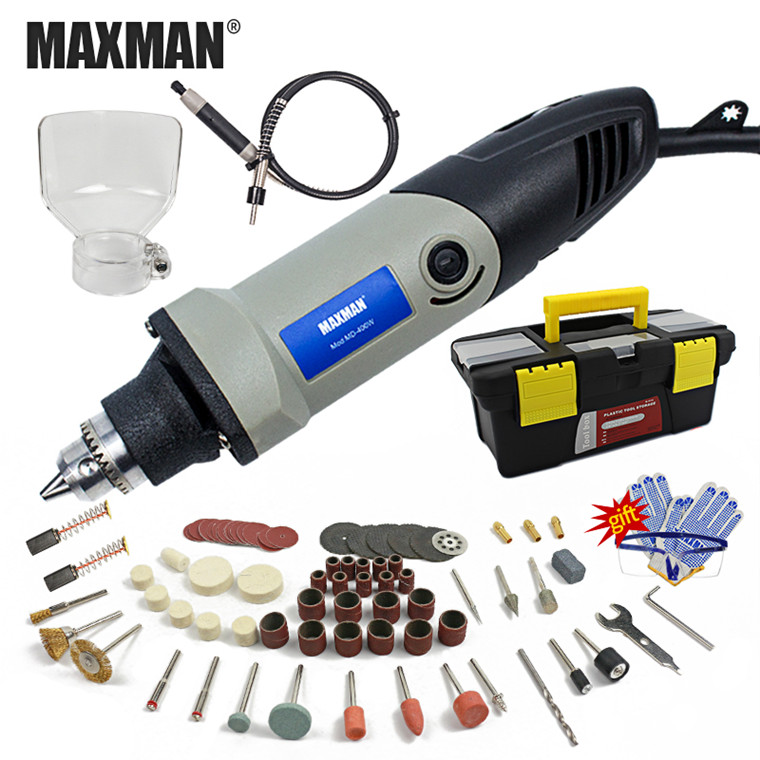 400W 220V Portable Electric Die Grinder Power Drill 6 Variable Speed Rotary ^^ 