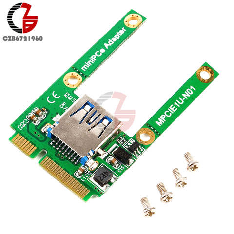 Mini PC Adapter PCI-E Card Slot Expansion Board to USB 2.0 Interface Adapter MPCIE 1U-N01 Converter Module Riser Card DIY ► Photo 1/6