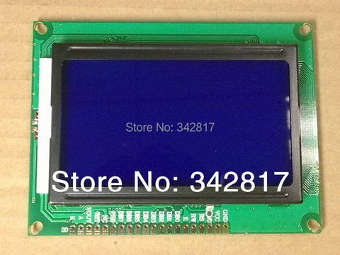 5V LCM12864J 128x64 Dots Graphic Blue Color Backlight LCD Display module KS0107 KS0108 Compatible Controller New ► Photo 1/1