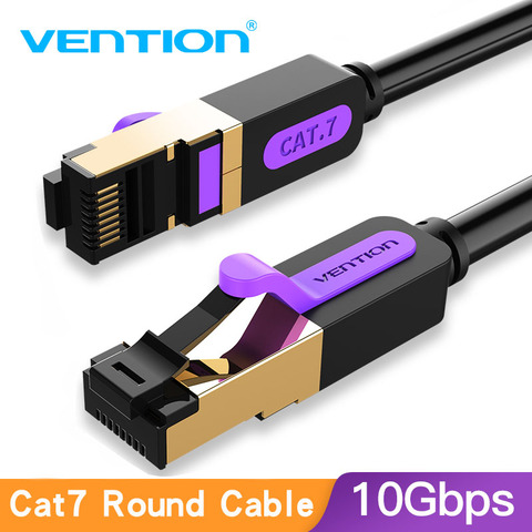 Vention Ethernet Cable Cat7 RJ45 Lan Cable SSTP Network Internet 5m 10m 20m Patch Cord Cable for PC Router Laptop Cable Ethernet ► Photo 1/6