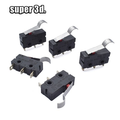 1/5/10pcs 3D Printer Limit Switch Push Button Switch KW12 Micro Limit Sensor Auto Switch 3Pins Micro 5A 125 250V ► Photo 1/6