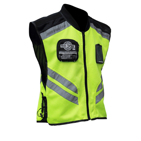 M-XXXL Riding Safety Vest Sports Motorcycle Reflective Vest High Visibility Fluorescent Racing Sleeveless Jacket Moto Gear ► Photo 1/6