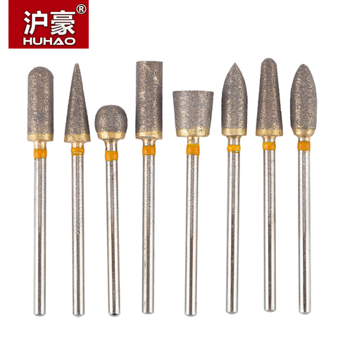 HUHAO 1pc Emery grinding head For Dremel rotary tools stone bit head for Cleaning pipes Grinding Dremel accessories for carving ► Photo 1/6