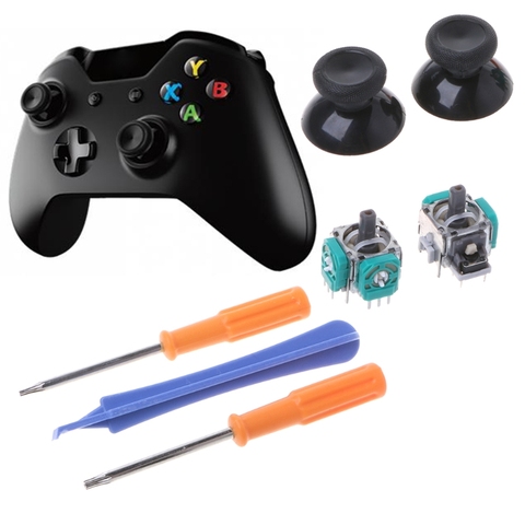 1 Set Analog Joysticks Thumbstick Cap Screwdriver Repair Tool For Xbox One Controller ► Photo 1/6