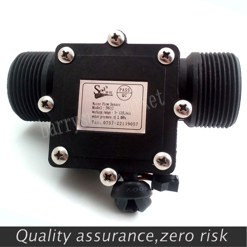 Water Flow meter flowmeter Hall Sensor Switch counter fuel gauge indicator caudalimetro flow device DN32 G1-1/4