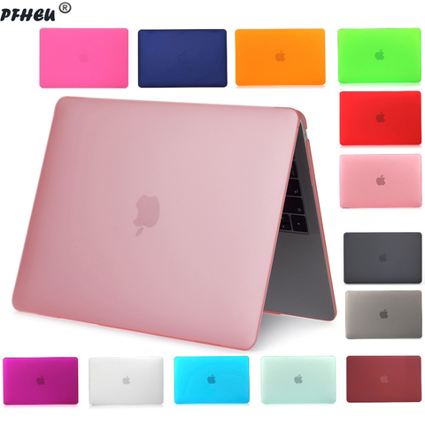 new Crystal Matte Frosted Case Cover Sleeve for MacBook Air 11 A1465 / air 13 13.3 inch A1466 pro 13.3 15 A1278 retina 13 A1502 ► Photo 1/6