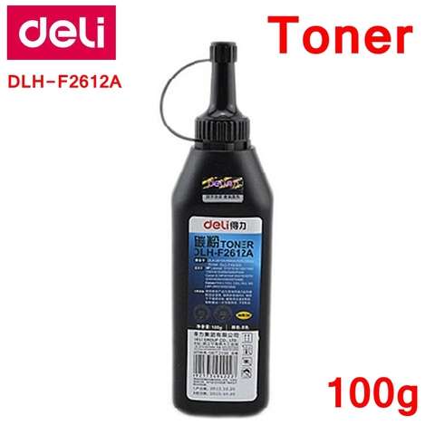 Deli Toner powder 100g Applicable printers HP Laserjet 1010/1018/1020/1160/1320/3015/5200 Canon IC MF 4010/4120/4270/4330/4680 ► Photo 1/6