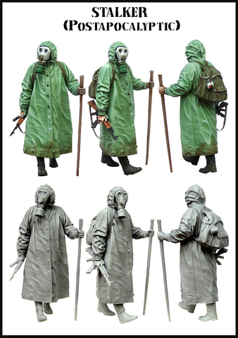 1/35 Resin Figure Model Kit STALKER(POSTAPOCALYPTIC)  Unassambled  Unpainted ► Photo 1/1