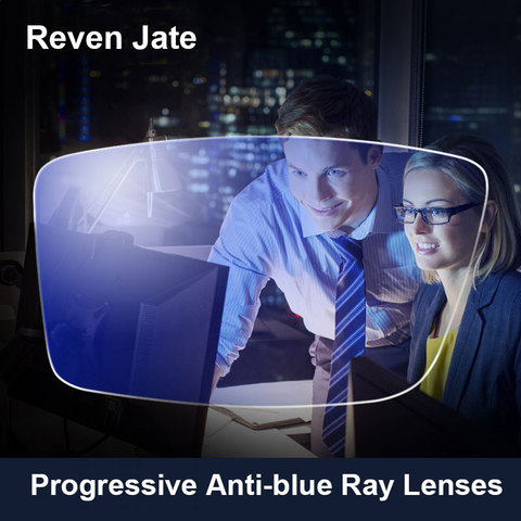 1.56 1.61 1.67 free-from multifocal Progressive Anti-Blue Ray Prescription Optical Eyeglasses Spectacles Lenses 1 Pair Lenses ► Photo 1/6