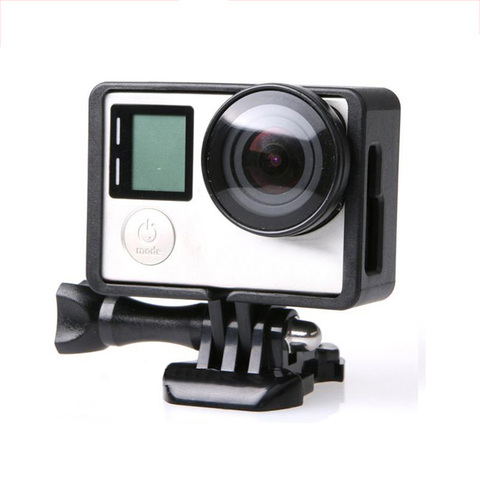 For GoPro Accessories GoPro Hero 4 3+ 3 Protective Border Frame Case Camcorder Housing Case For Go Pro Hero4 3+ 3 Action Camera ► Photo 1/6