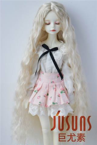 JD138B 1/6 1/4 1/3Long Wave BJD Synthetic mohair doll wigs YOSD MSD SD size 6-7inch 7-8inch 8-9inch wig fashion doll accessories ► Photo 1/6