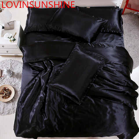 King Size Silk Quilt Cover, Black Silk King Size Duvet Cover