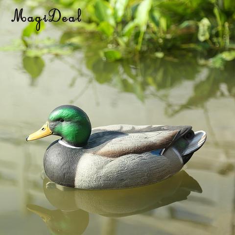 MagiDeal Lifelike Plastic Mallard Duck Decoy Texas Style Deadly Hunting Fishing Lure Drake for Garden Home Decoration Accessory ► Photo 1/1