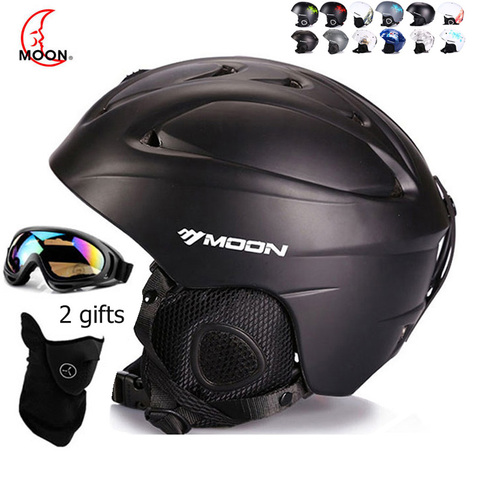 MOON Hot Sale Ski Helmet Integrally-molded Skiing Helmet For Adult and Kids Snow Helmet Safety Skateboard Ski Snowboard Helmet ► Photo 1/1