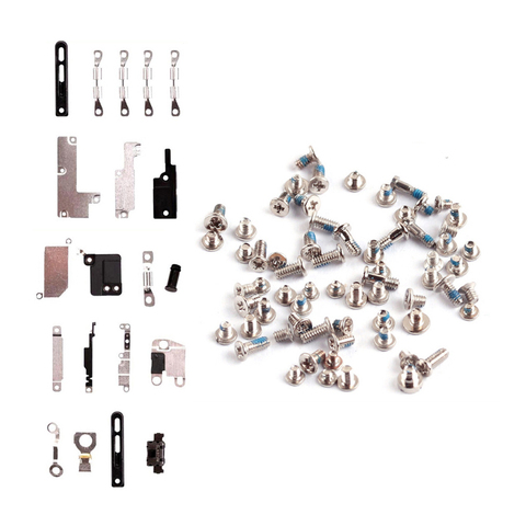 1set full screw + inner Metal Bracket Holder for iPhone 7 8 Plus 5.5'' 7G 8G X Inside Small Parts Shield Plate Set Kits Parts ► Photo 1/1