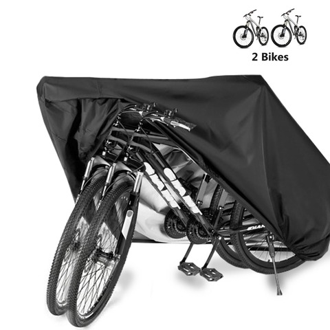 Bike Cover Storage Waterproof Outdoor Electric Bicycle Rain Cover Tarp Dustproof UV Protective for 2 Bikes HT19-0012 ► Photo 1/6