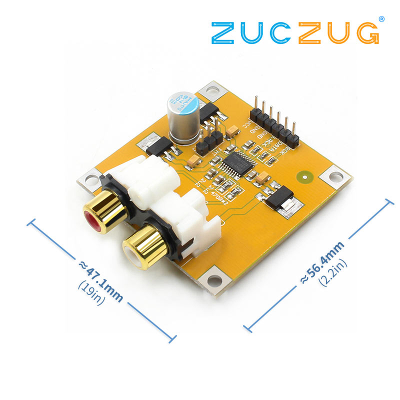 PCM5102A DAC Decoder Module – 32bit/384K I2S Player For Raspberry Pi, Beyond ES9023