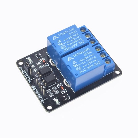 Free Shipping 1PCS 5V 2 Channel Relay Module Shield for Arduin ARM PIC AVR DSP Electronic .We are the manufacturer ► Photo 1/5