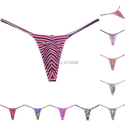 Men's Swim Thong G-Strings Nylon quick dry Underwear Bulge Pouch Sport String Bikini T-Back ► Photo 1/1