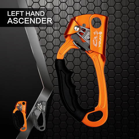 XINDA Outdoor Sports Rock Climbing Left Hand Grasp 8mm-13mm Rope Hand Ascender Device Mountaineer Riser Tool Kits ► Photo 1/6
