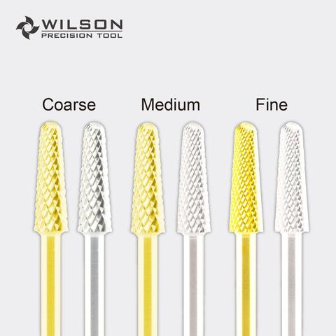 Cone Bit - Gold/Silver - WILSON Carbide Nail Drill Bit ► Photo 1/3