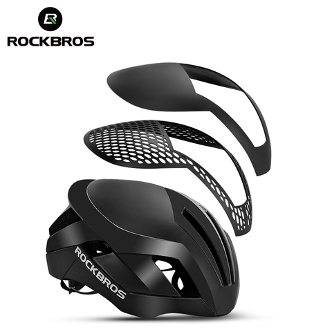 ROCKBROS 3 in 1 Cycling Bike Bicycle Helmet EPS Reflective MTB Road Bicycle Men Safety Light Helmet Integrally-Molded Pneumatic ► Photo 1/6