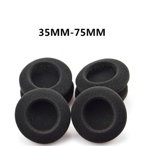 Replacement Foam Ear Pads Cushions 35MM 40MM 45MM 50MM 55MM 60MM 65MM 70MM 75MM for Headphones High Quality ► Photo 1/5