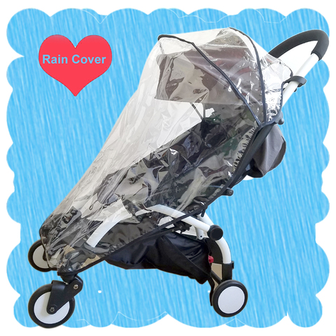 Compatible Rain Cover Weather Shield Plastic Clear Netting for Babyzen YOYO + Plus Stroller ► Photo 1/6