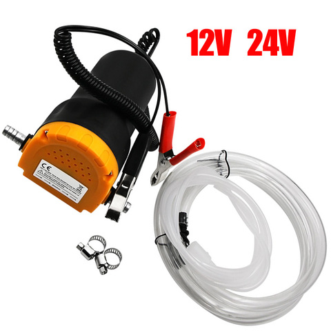 Car Engine oil pump 12V 24V electric Oil Diesel Fluid Sump Extractor Scavenge Exchange Fuel Transfer suction Pump Boat Motorbike ► Photo 1/6